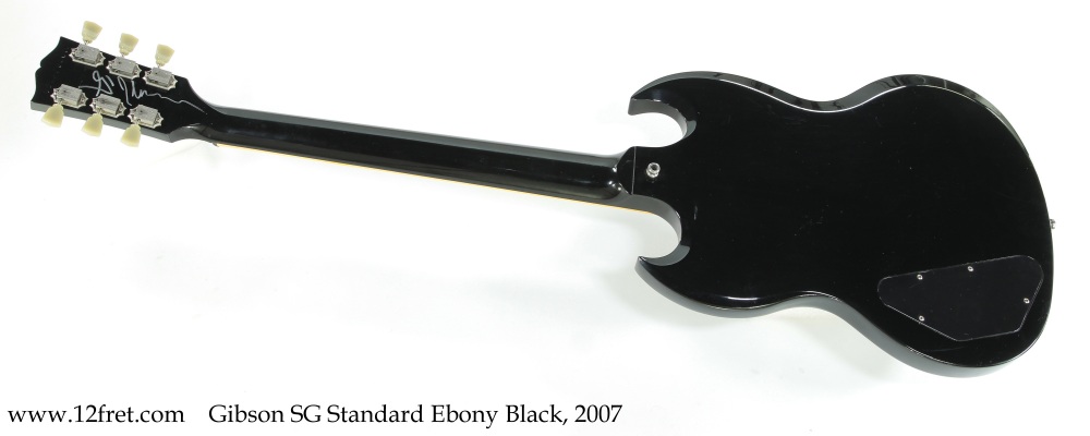 Gibson SG Standard Ebony Black 2007 www.12fret