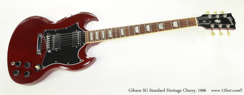 Gibson SG Standard Heritage Cherry, 1996   Full Front View