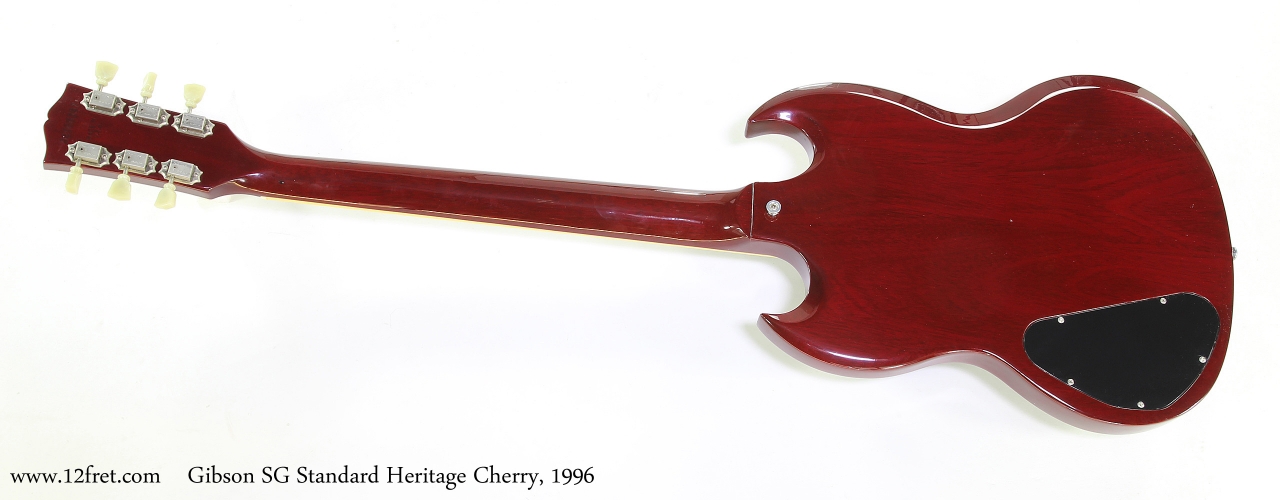 Gibson SG Standard Heritage Cherry, 1996   Full Rear View