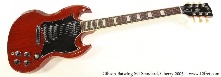 Gibson Batwing SG Standard, Cherry 2005 Full Front View