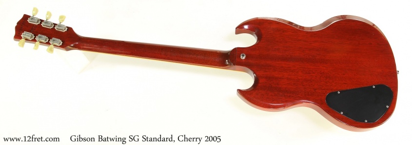 Gibson Batwing SG Standard, Cherry 2005 Full Rear View