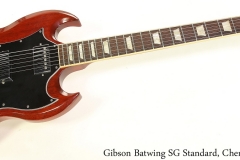 Gibson Batwing SG Standard, Cherry 2005 Full Front View