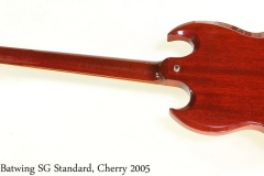 Gibson Batwing SG Standard, Cherry 2005 Full Rear View