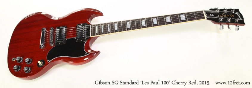 Gibson SG Standard 'Les Paul 100' Cherry Red, 2015  Full Front View