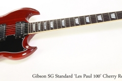 Gibson SG Standard 'Les Paul 100' Cherry Red, 2015  Full Front View