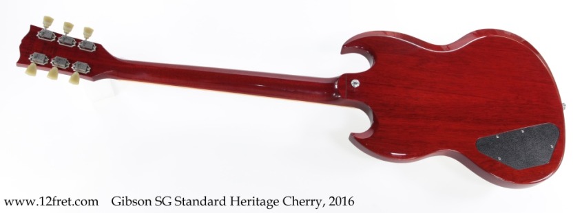 Gibson SG Standard Heritage Cherry, 2016 Full Rear View