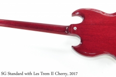 Gibson SG Standard with Les Trem II Cherry, 2017 Full Rear View
