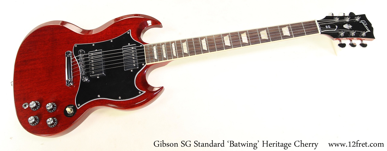 Gibson SG Standard 'Batwing' Heritage Cherry | The Twelfth Fret