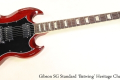 Gibson SG Standard 'Batwing' Heritage Cherry Full Front View