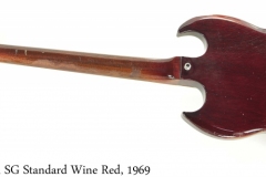 Gibson SG Standard Wine Red, 1969 Full Rear View