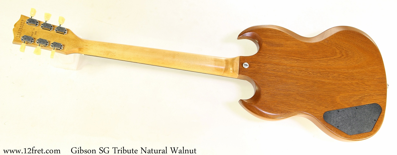 Guitare Electrique Gibson SG US Tribute Natural Walnut + Gigbag Gibson +  Gigbag Gibson