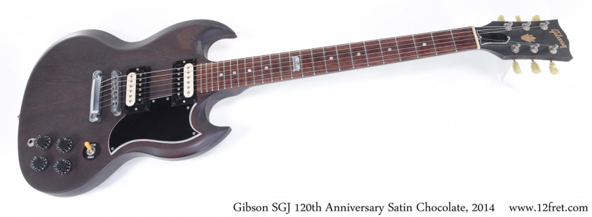 Gibson SGJ 120th Anniversary Satin Chocolate, 2014 Full Front View