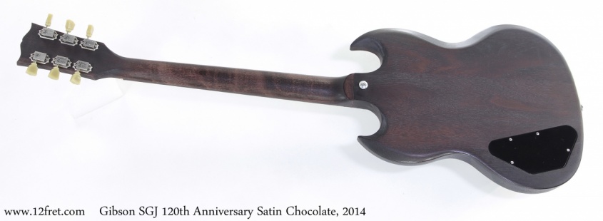Gibson SGJ 120th Anniversary Satin Chocolate, 2014 Full Rear View