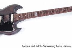 Gibson SGJ 120th Anniversary Satin Chocolate, 2014 Full Front View