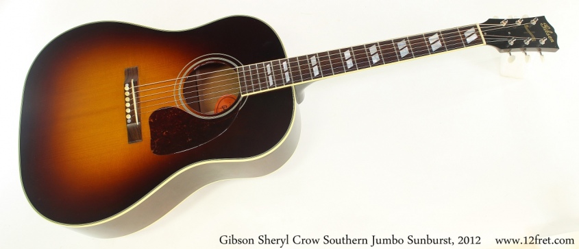 Gibson Sheryl Crow Southern Jumbo Sunburst, 2012 Full Front View