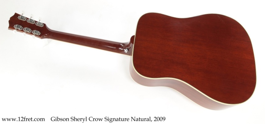 Gibson Sheryl Crow Signature Natural, 2009 Full Rear View
