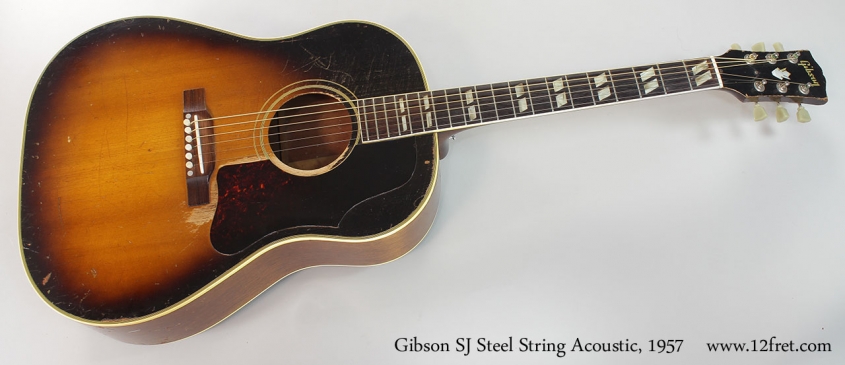 Gibson SJ Steel String Acoustic, 1957 Full Front View