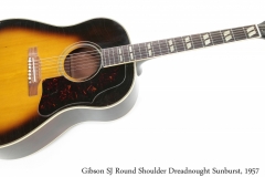 Gibson SJ Round Shoulder Dreadnought Sunburst, 1957 Full Front View