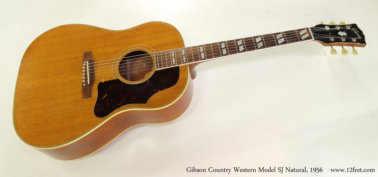 Gibson Country Western Model SJ Natural, 1956 Full Front View