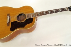 Gibson Country Western Model SJ Natural, 1956 Full Front View