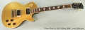 Gibson Slash Les Paul Goldtop, 2008 Full Front View