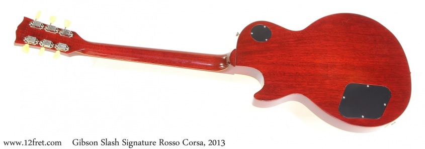 Gibson Slash Signature Rosso Corsa, 2013 Full Rear View