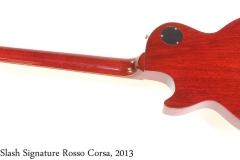 Gibson Slash Signature Rosso Corsa, 2013 Full Rear View