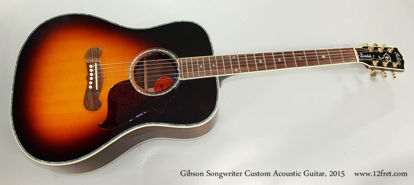 Gibson Songwriter Custom Acoustic Guitar, 2015 Full Front View