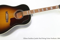 Gibson Southern Jumbo Steel String Guitar Sunburst, 2004   Full Front View