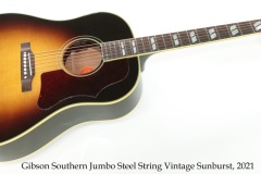 Gibson Southern Jumbo Steel String Vintage Sunburst, 2021 Full Front View