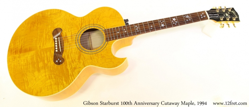 Gibson Starburst 100th Anniversary Cutaway Maple, 1994 Full Front View