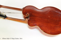 Gibson Style U Harp Guitar, 1914   Full Rear View