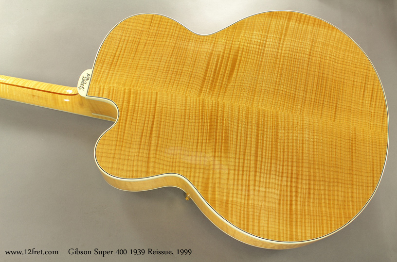 Gibson Super 400 1939 Reissue, 1999 back