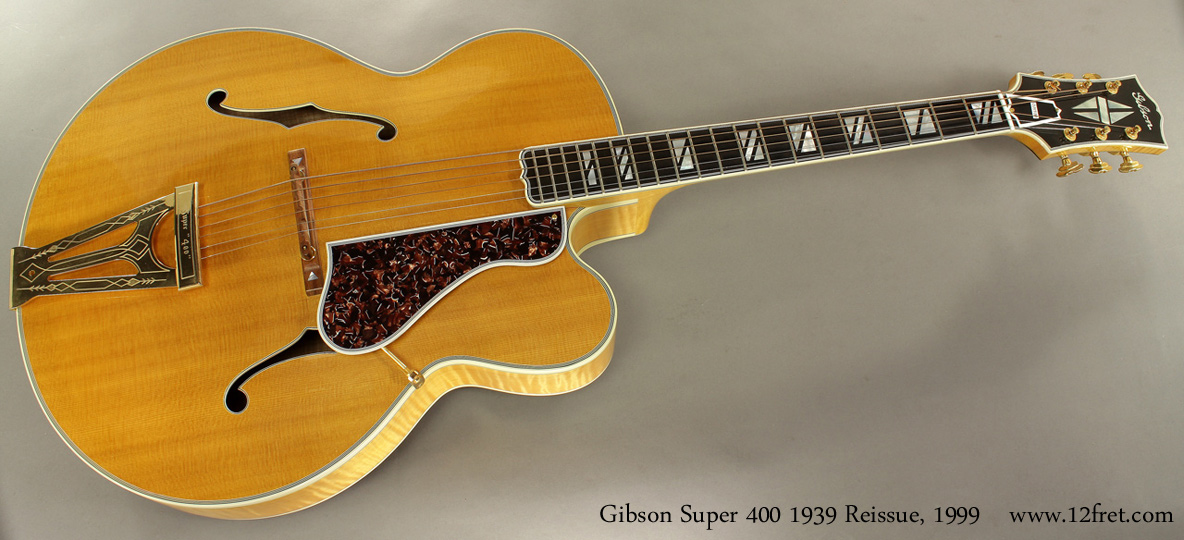 Gibson Super 400 1939 Reissue, 1999 full front view