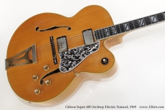 Gibson Super 400 Archtop Electric Natural, 1969 Top View