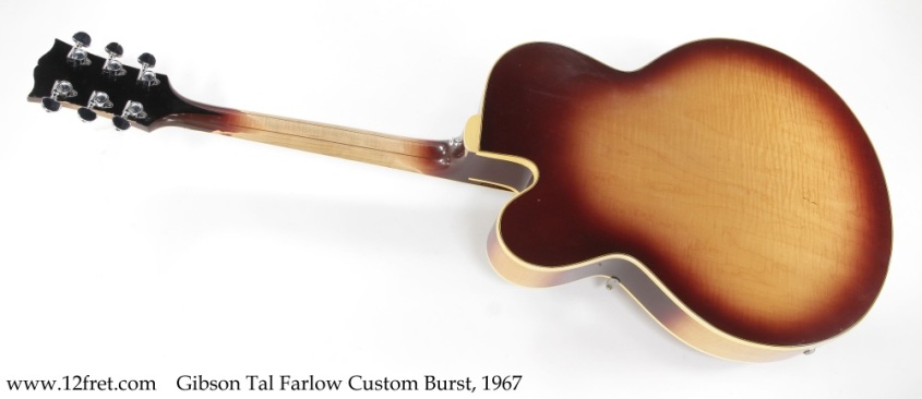 Gibson Tal Farlow Custom Burst, 1967 Full Rear View