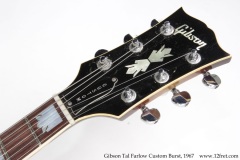 Gibson Tal Farlow Custom Burst, 1967 Head Front View