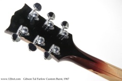 Gibson Tal Farlow Custom Burst, 1967 Head Rear View