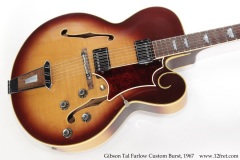 Gibson Tal Farlow Custom Burst, 1967 Top View