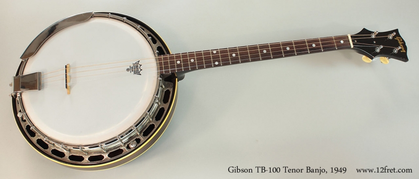 Gibson TB-100 Tenor Banjo, 1949 Full Front VIew