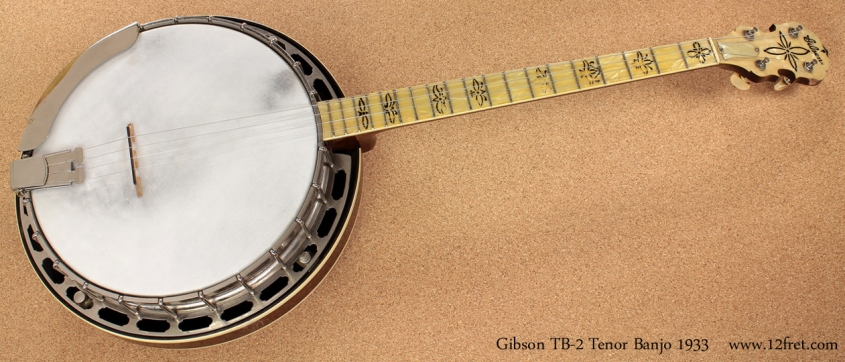 Gibson TB-2 'Century' Tenor Banjo 1933 full front view