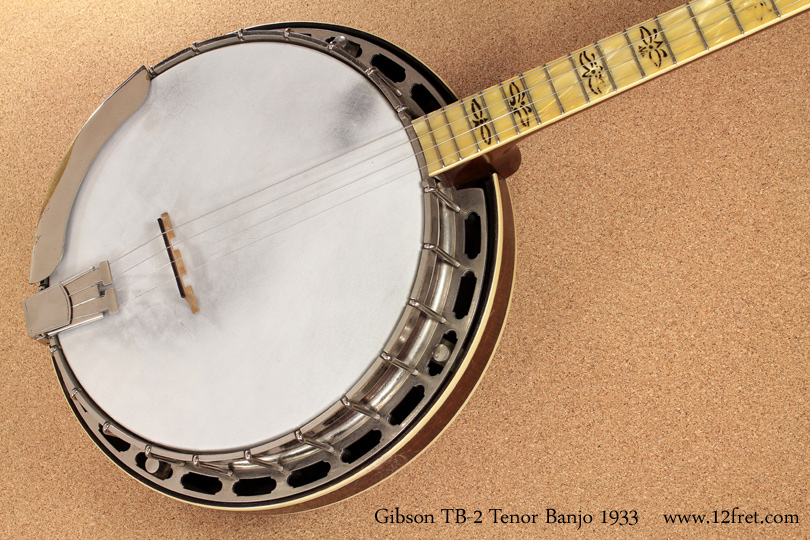 Gibson TB-2 \'Century\' Tenor Banjo 1933 top