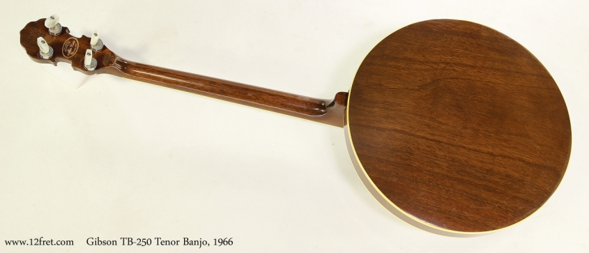 Gibson TB-250 Tenor Banjo, 1966  Full Rear View