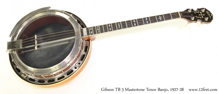 Gibson TB 3 Mastertone Tenor Banjo, 1927-28  Full Front View