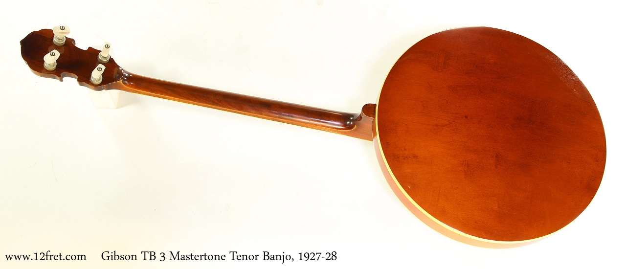 Gibson TB 3 Mastertone Tenor Banjo, 1927-28  Full Rear View