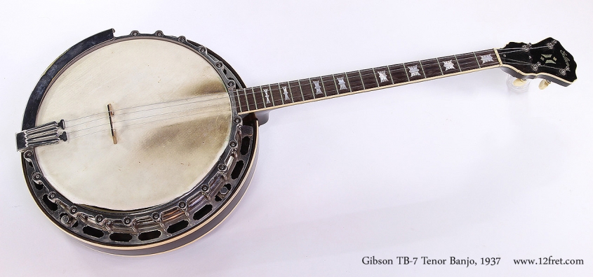 Gibson TB-7 Tenor Banjo, 1937 Full Front View