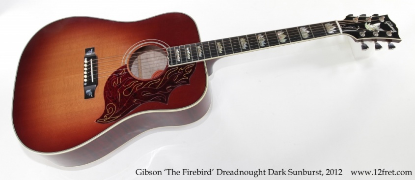 Gibson 'The Firebird' Dreadnought Dark Sunburst, 2012 Full Front View