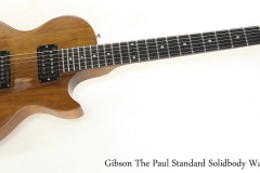Gibson The Paul Standard Solidbody Walnut, 1979    Full Front View