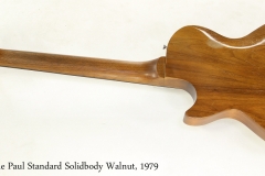 Gibson The Paul Standard Solidbody Walnut, 1979   Full Rear View