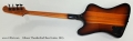 Gibson Thunderbird Bass Guitar, 2015 Full Rear View